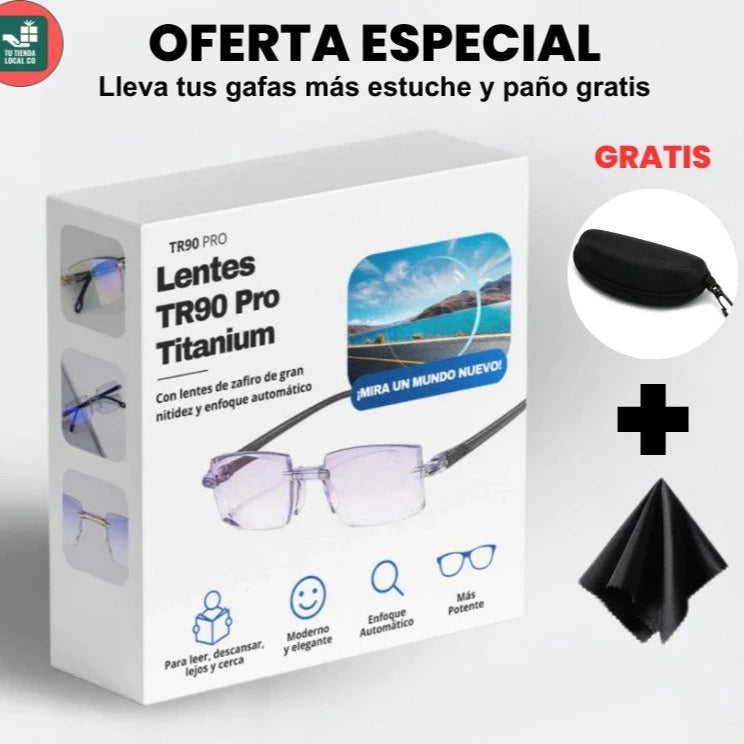 GAFAS MULTIFOCALES INTELIGENTES TR90 CON ZOOM AUTIMATICO, PROTECIÓN DE LUZ AZUL Y EFECTO FOTOCROMÁTICO