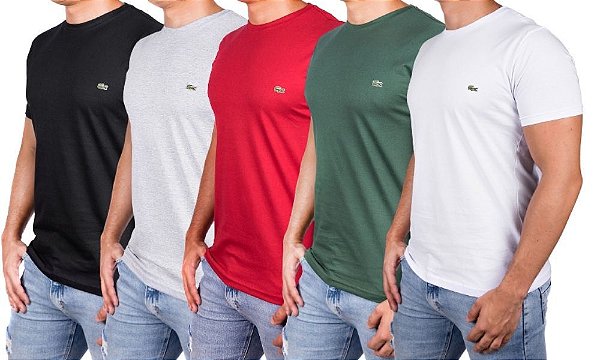 Liquidación Kit 5 Camisetas Laсоѕtе - Últimas Unidades