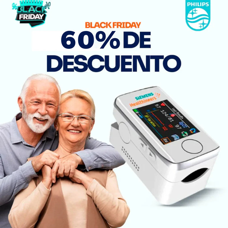 Promoción Por Black Friday 60% de descuento - Medidor de Glucosa en Sangre Multifunción Siemens 3 en 1, pulso, glucosa y presión + Envío gratis